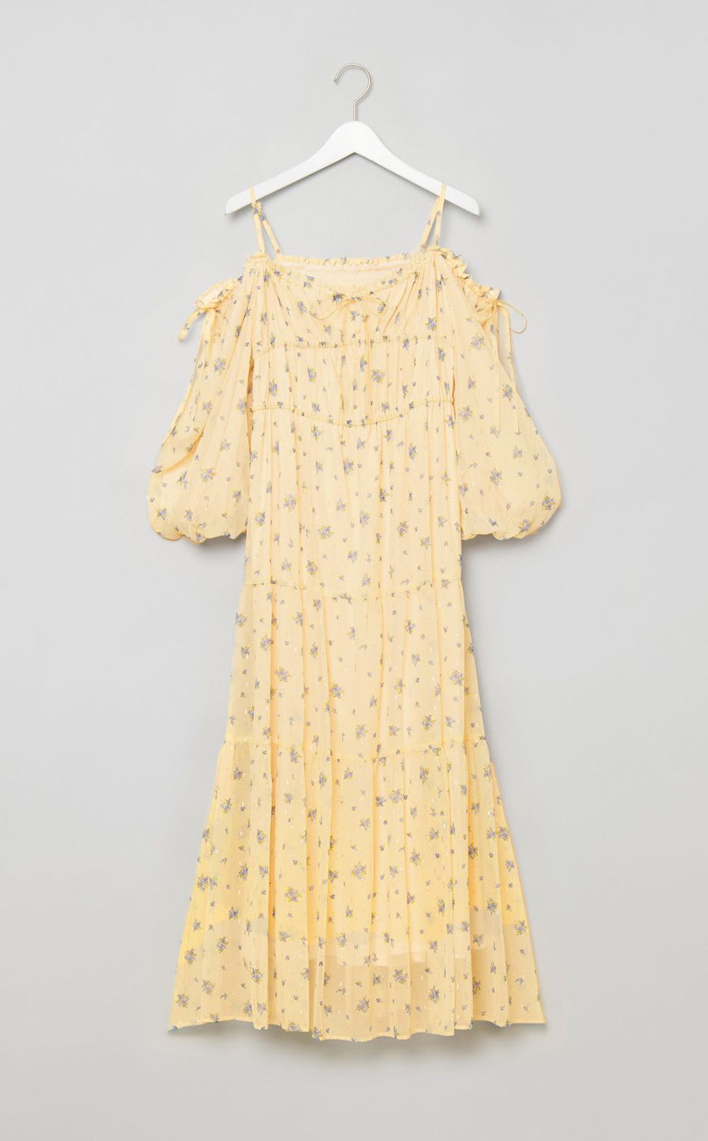 2wayフラワープリントワンピース