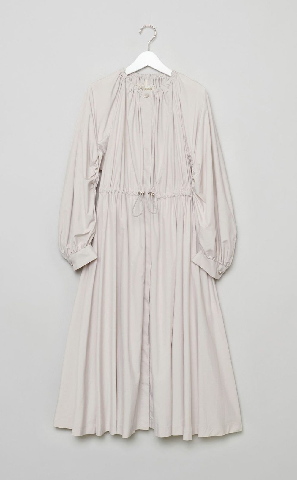 リモンタフタギャザーコートワンピース