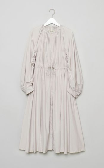 リモンタフタギャザーコートワンピース