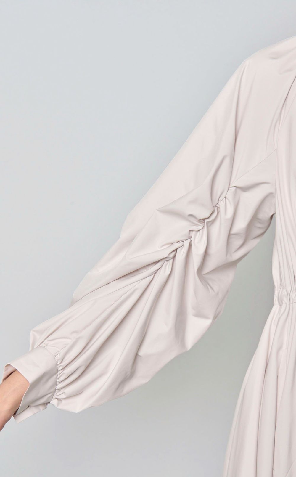 リモンタフタギャザーコートワンピース