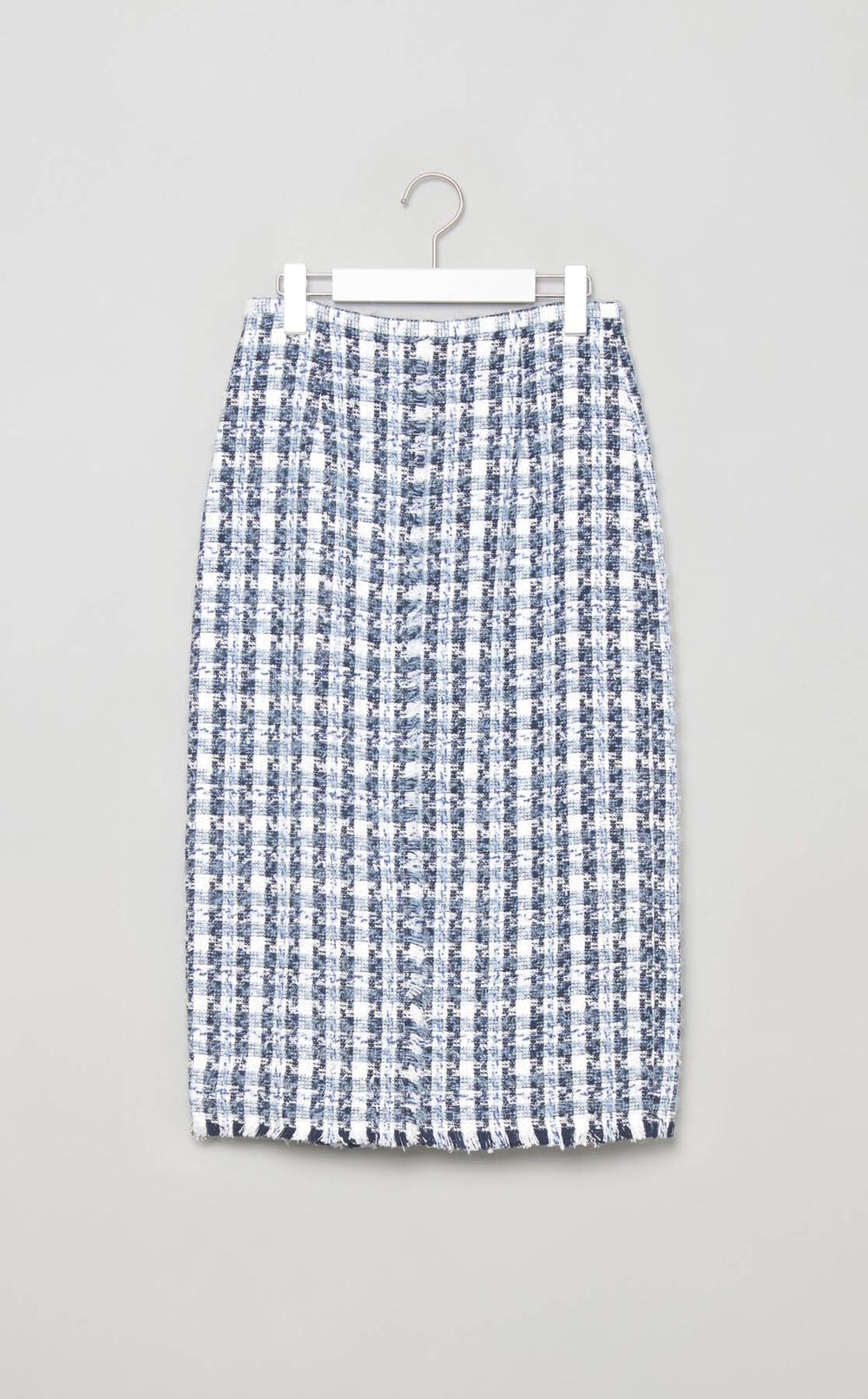 ファンシーツイード Iラインスカート