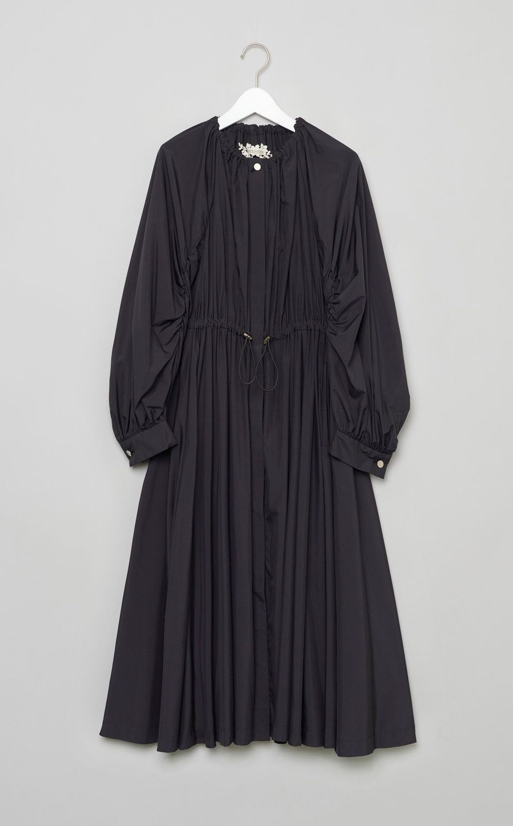 リモンタフタギャザーコートワンピース