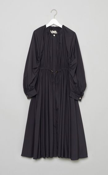 リモンタフタギャザーコートワンピース