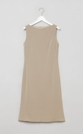 トリアセテートミディワンピース