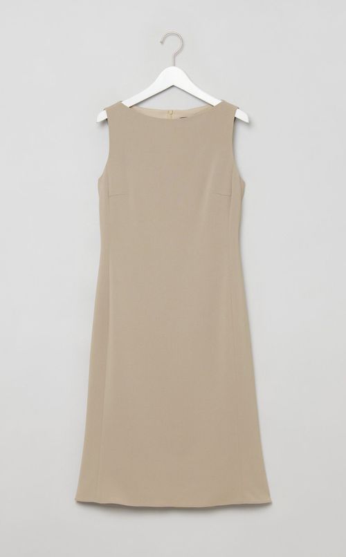 トリアセテートミディワンピース