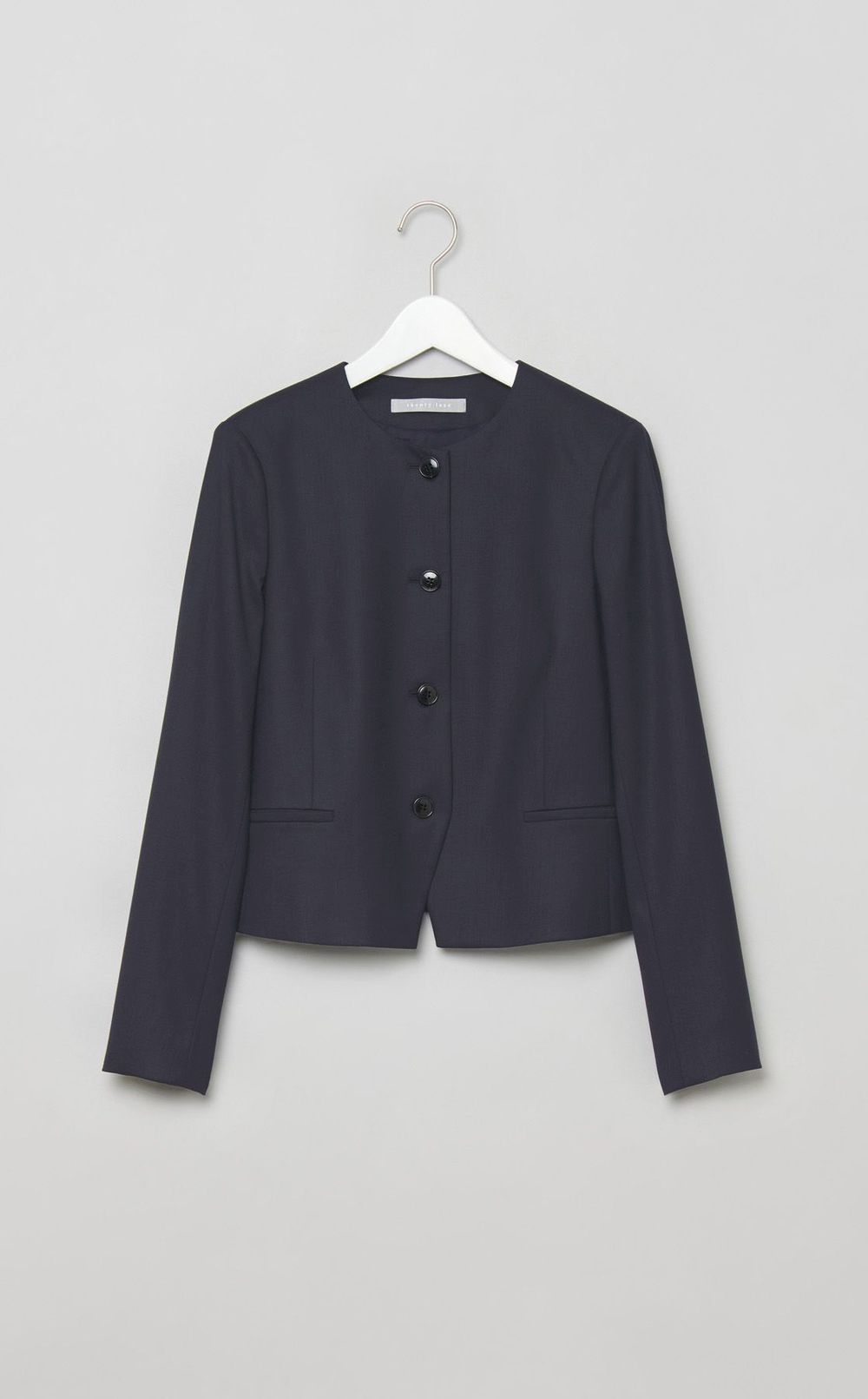 クルーネックショートジャケット