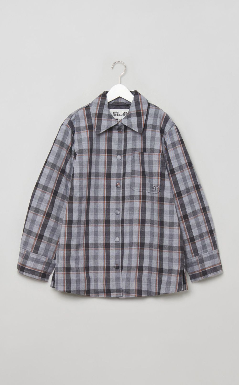 ブラッシュチェック中綿ブルゾン