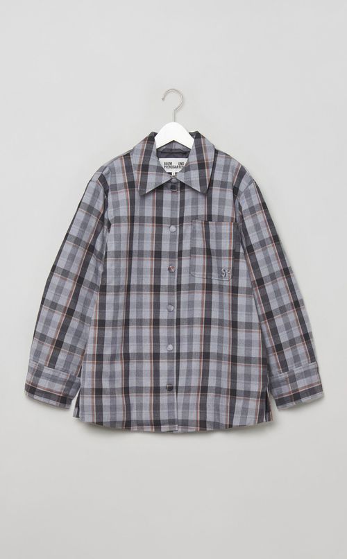 ブラッシュチェック中綿ブルゾン