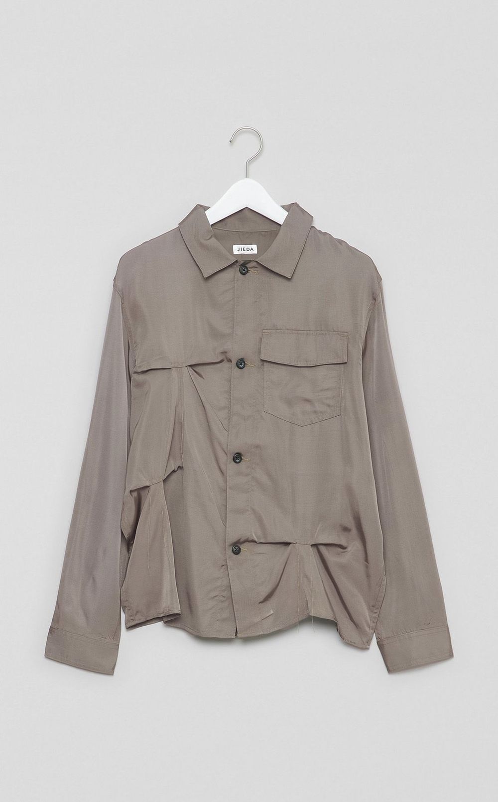 レーヨンシルクシャツジャケット