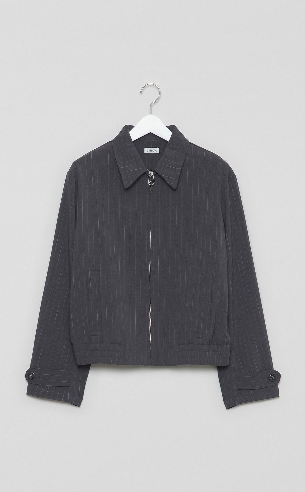 ストライプジップジャケット