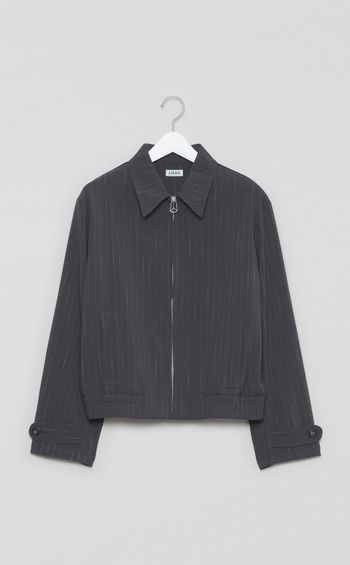 ストライプジップジャケット