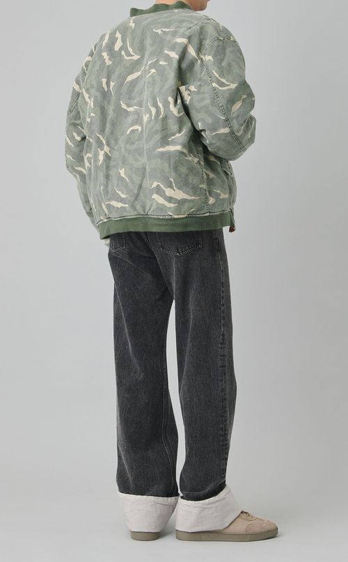 カモフラウォッシュMA-1ブルゾン