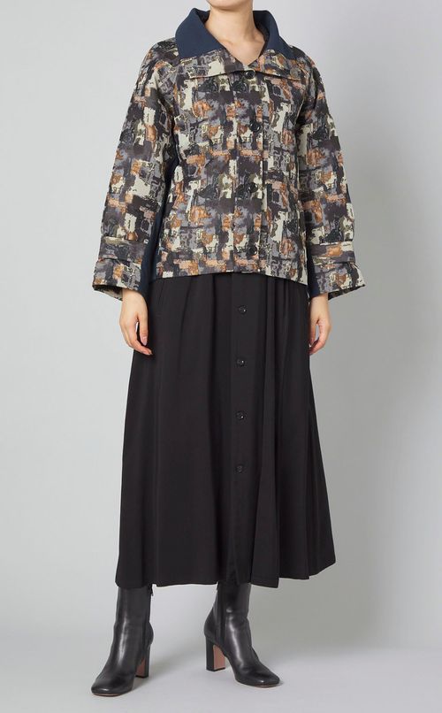 マルチプリントリバーシブルブルゾン