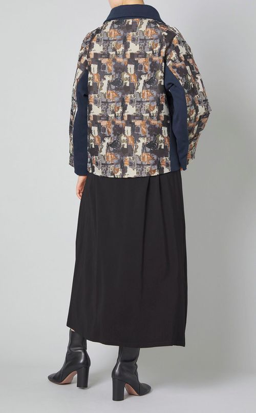 マルチプリントリバーシブルブルゾン