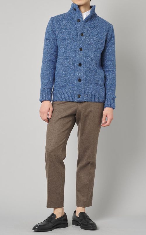 ツイストメランジカーディガン