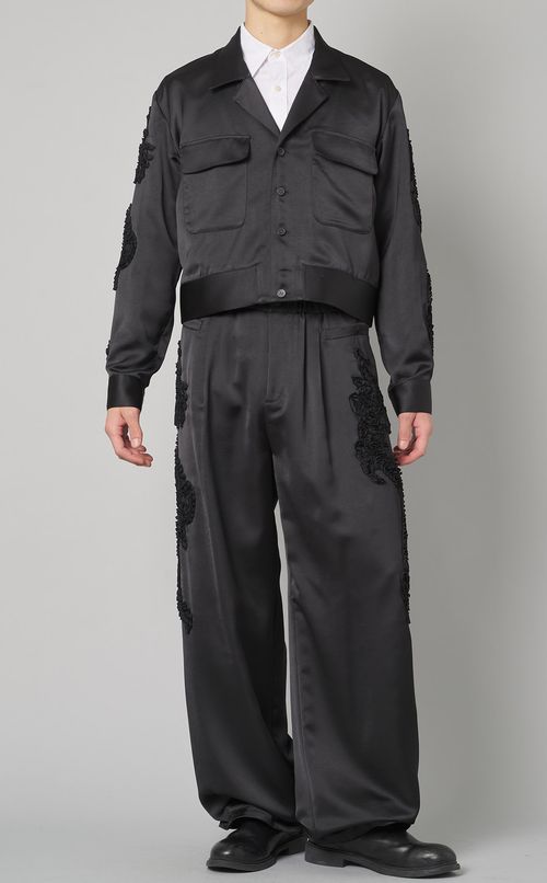 サイドエンブロイダリーパンツ