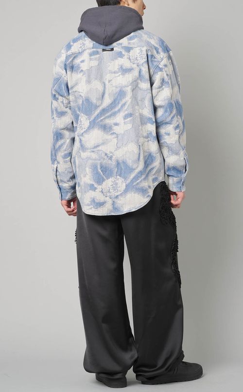 デニムジャガードシャツ