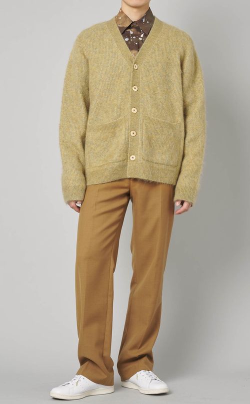 モヘアVネックカーディガン