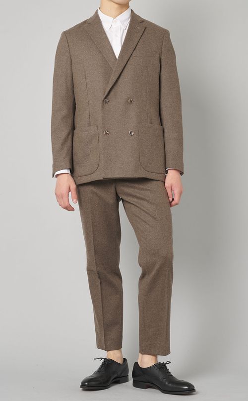 カシミヤブレンドパンツ