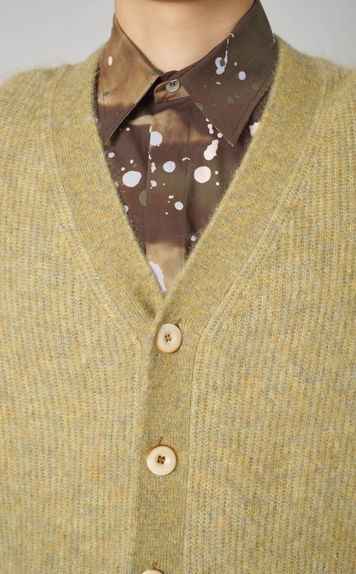 モヘアVネックカーディガン