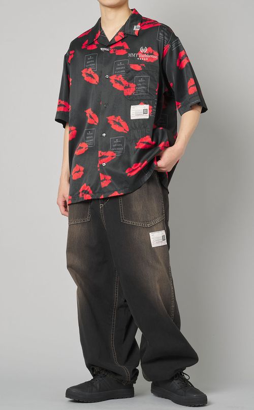 リッププリントシャツ