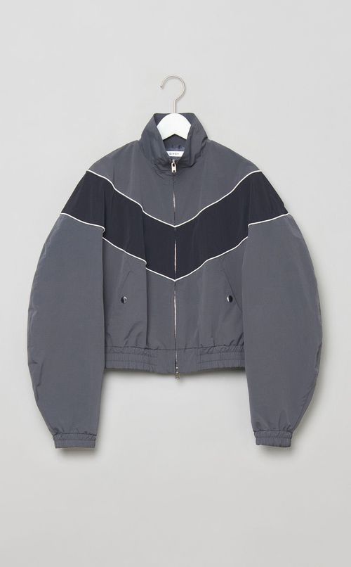 ナイロンダブルジップトラックブルゾン