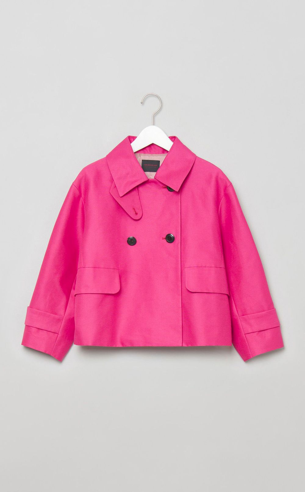 トラペーズショートコート