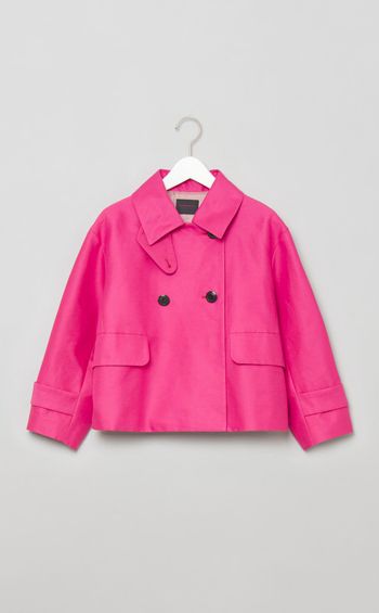 トラペーズショートコート