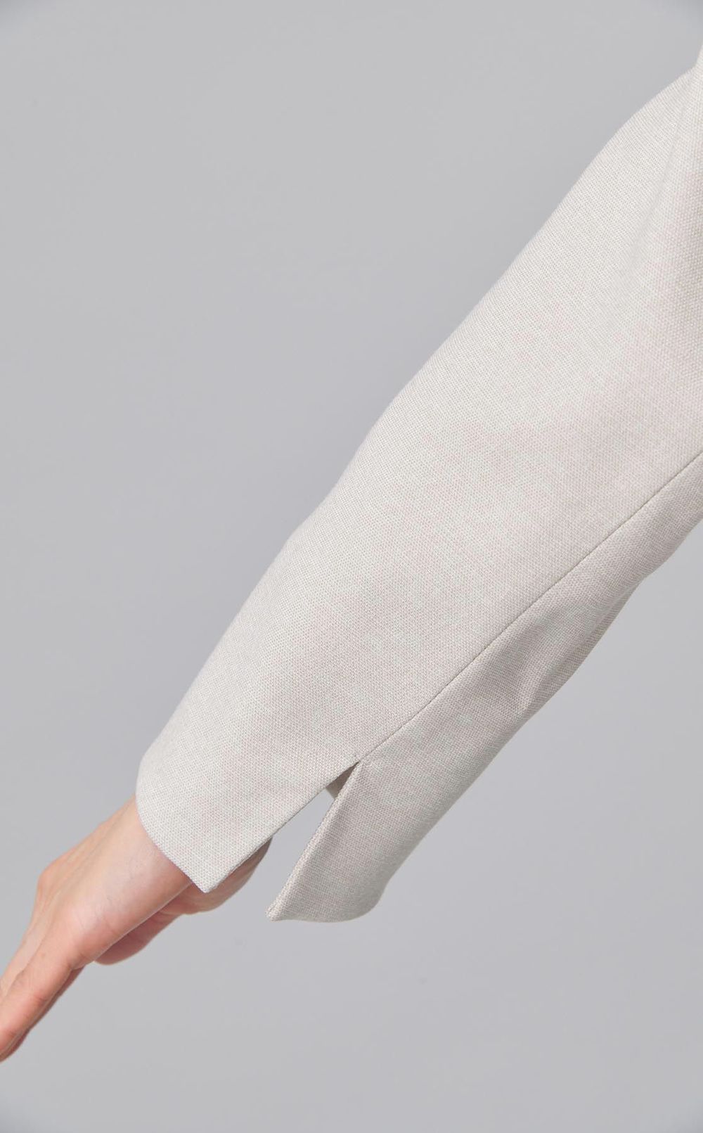 ノーカラーショートボレロジャケット