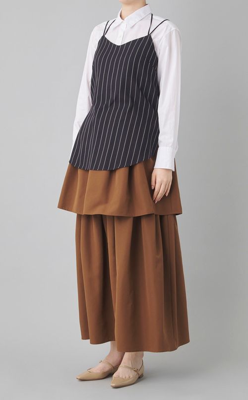 フリルツイードスカート