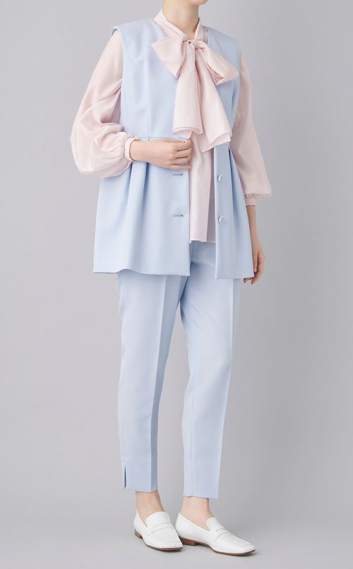 ビッグリボンセミシアーブラウス