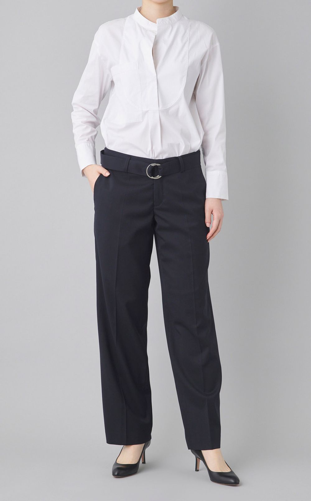 ツイルベルテッドローライズパンツ