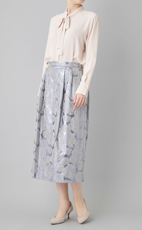 タイニーフリルボウタイブラウス