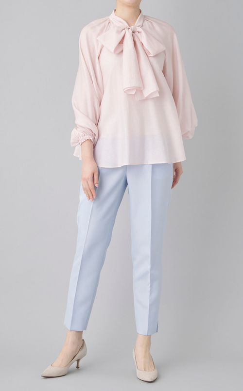 ビッグリボンセミシアーブラウス