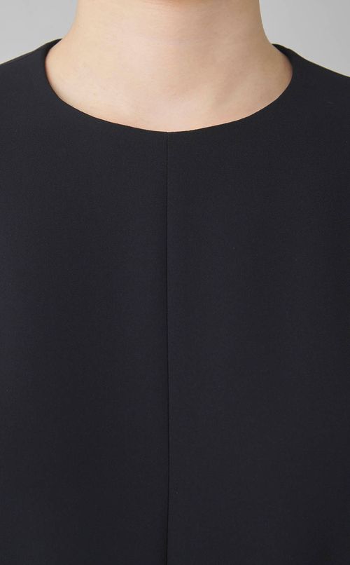 ボックスプリーツタックワンピース