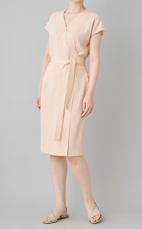 フレンチスリーブラップワンピース