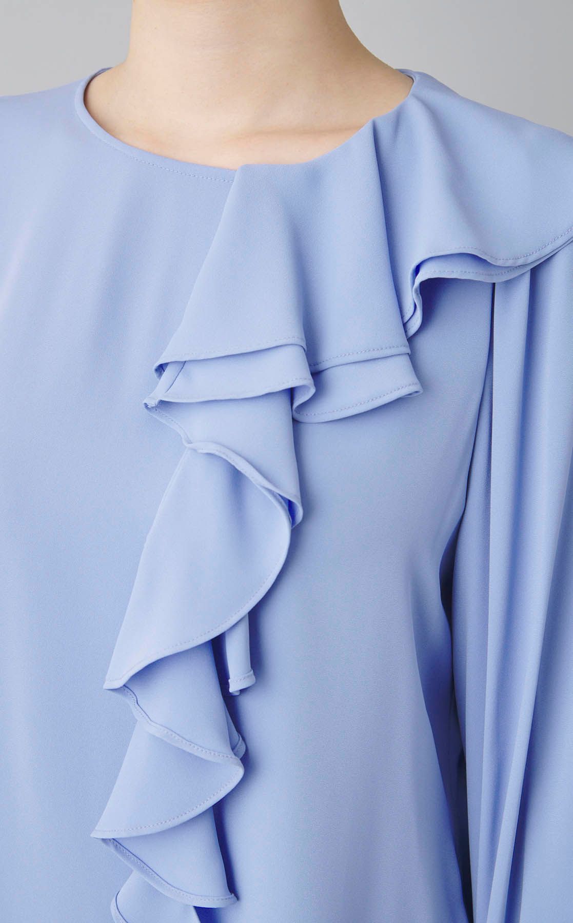 CELFORD｜アシンメトリーフリルブラウス