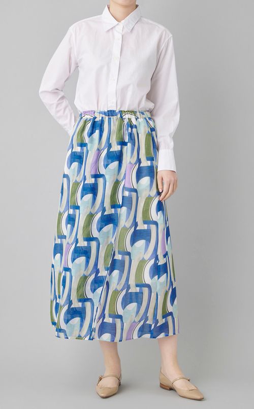 オプティカルプリントラップスカート