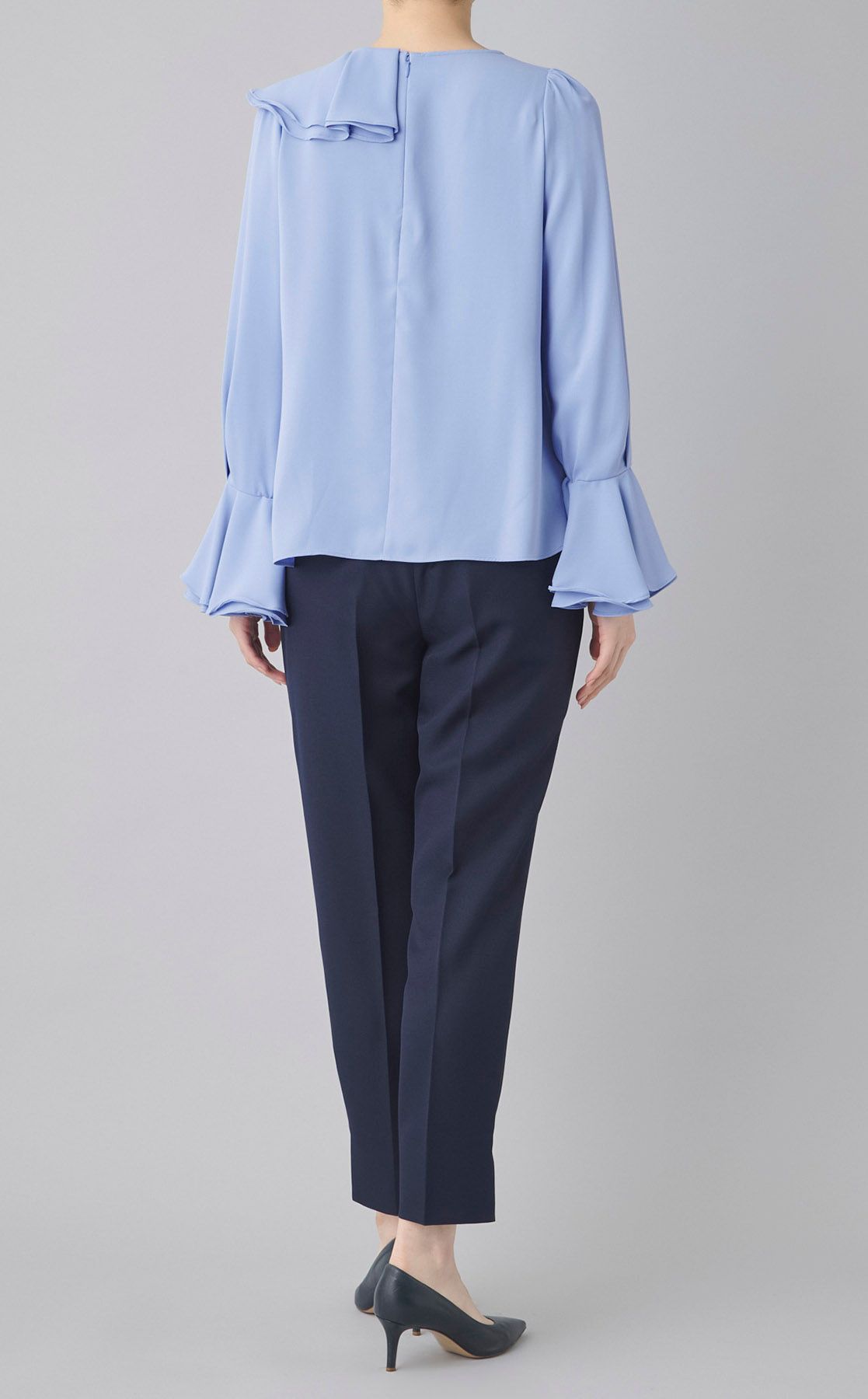 CELFORD｜アシンメトリーフリルブラウス