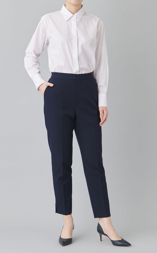 センタープレステーパードパンツ