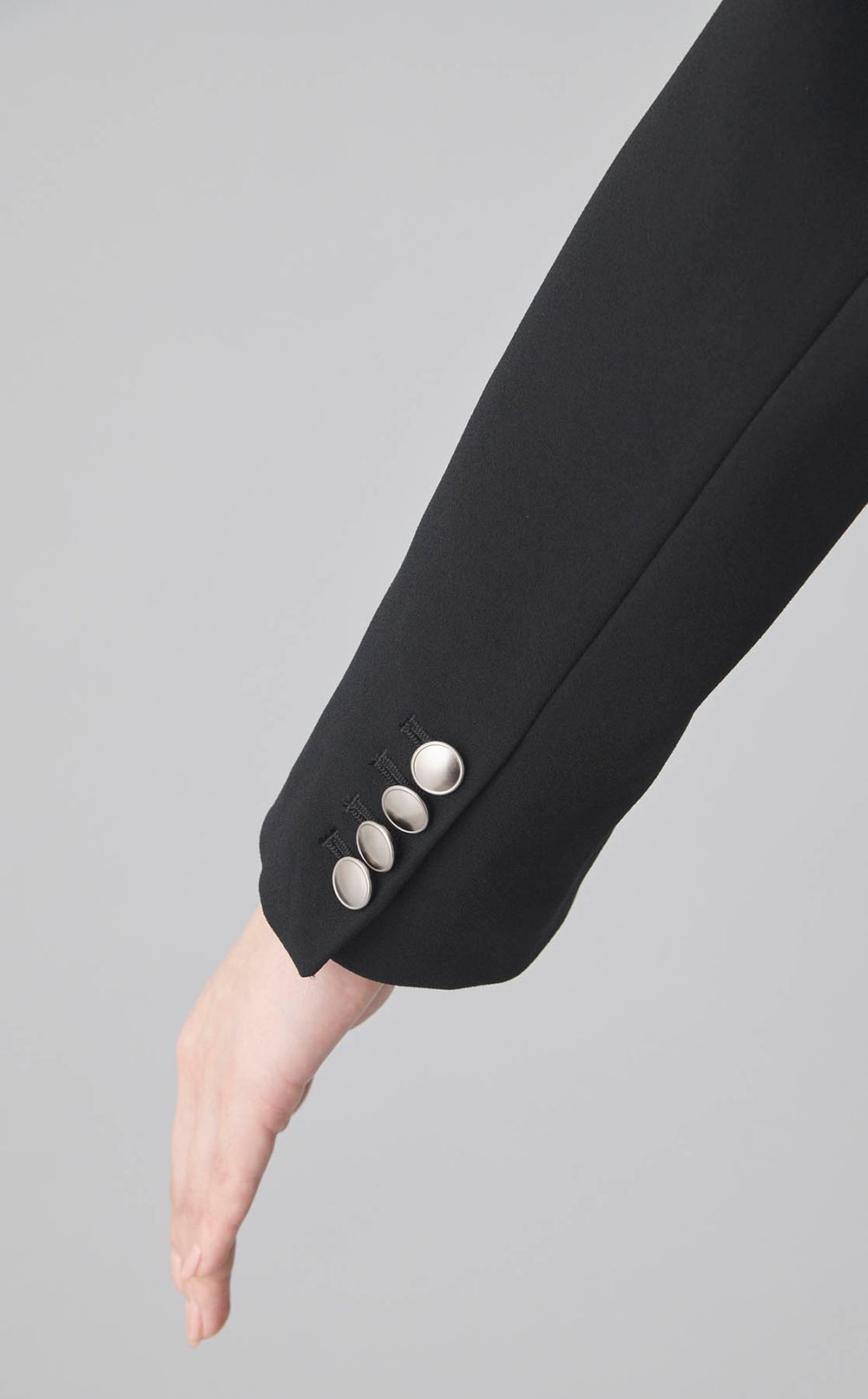 ノーカラーショートジャケット