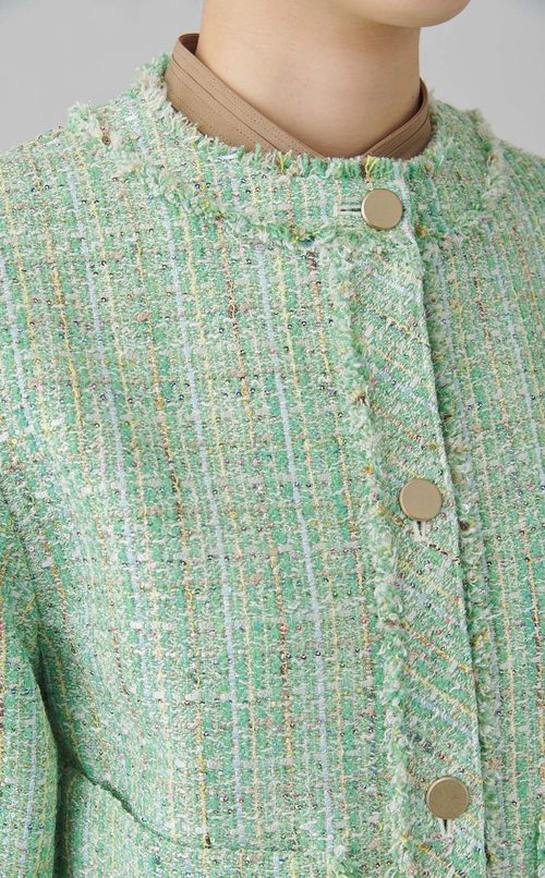 カラースパングルノーカラージャケット