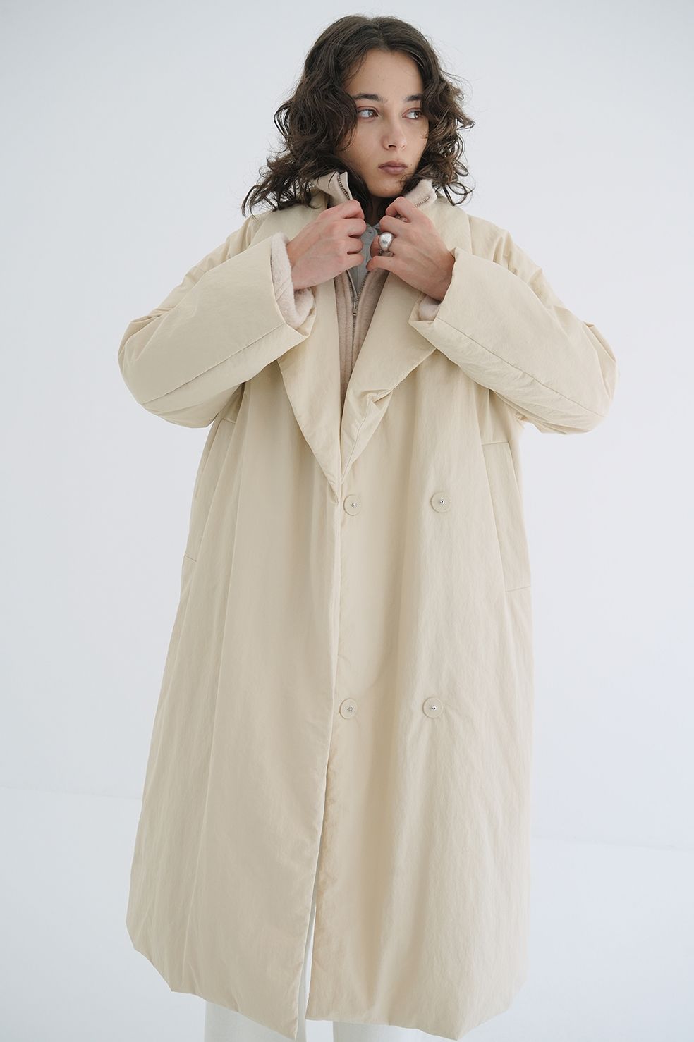 カラーダウンチェスターコート