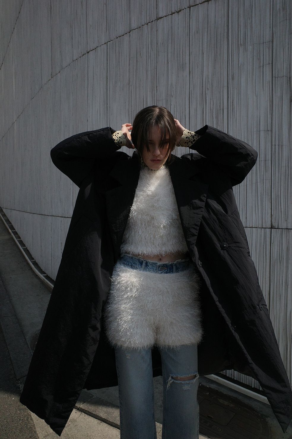 カラーダウンチェスターコート