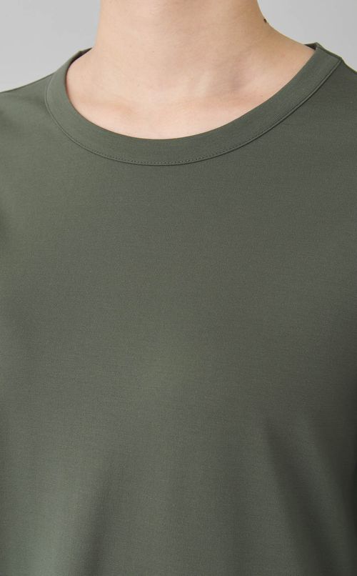 ミリタリーディテールジャージワンピース