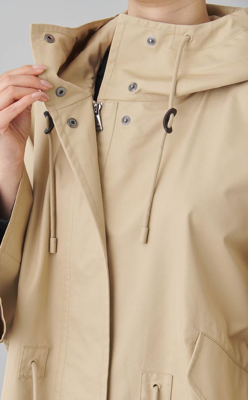 オーバーサイズフーディポンチョ