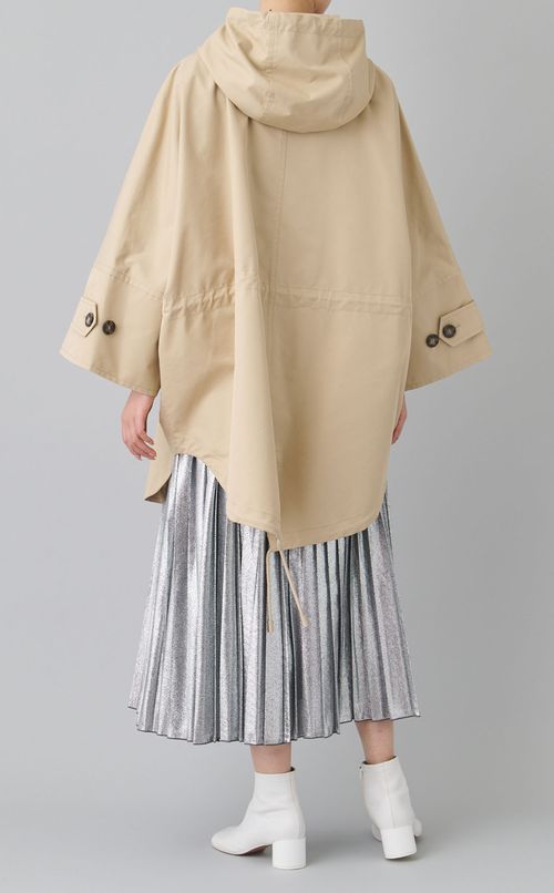 オーバーサイズフーディポンチョ