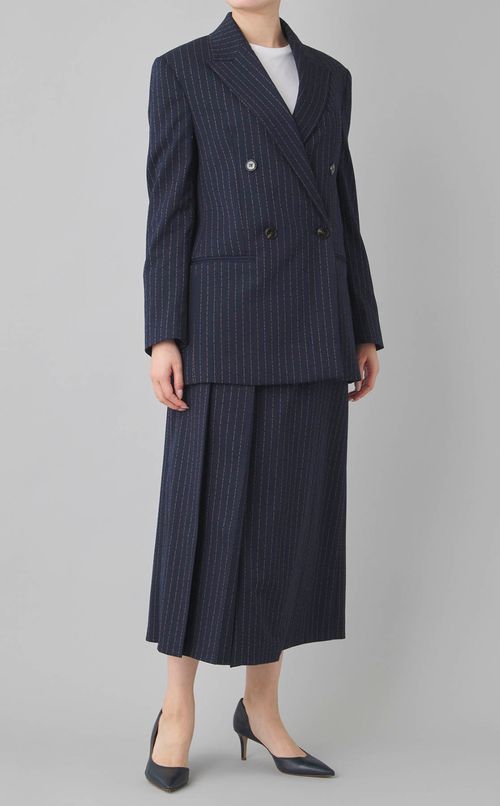 ピンストライプダブルジャケット