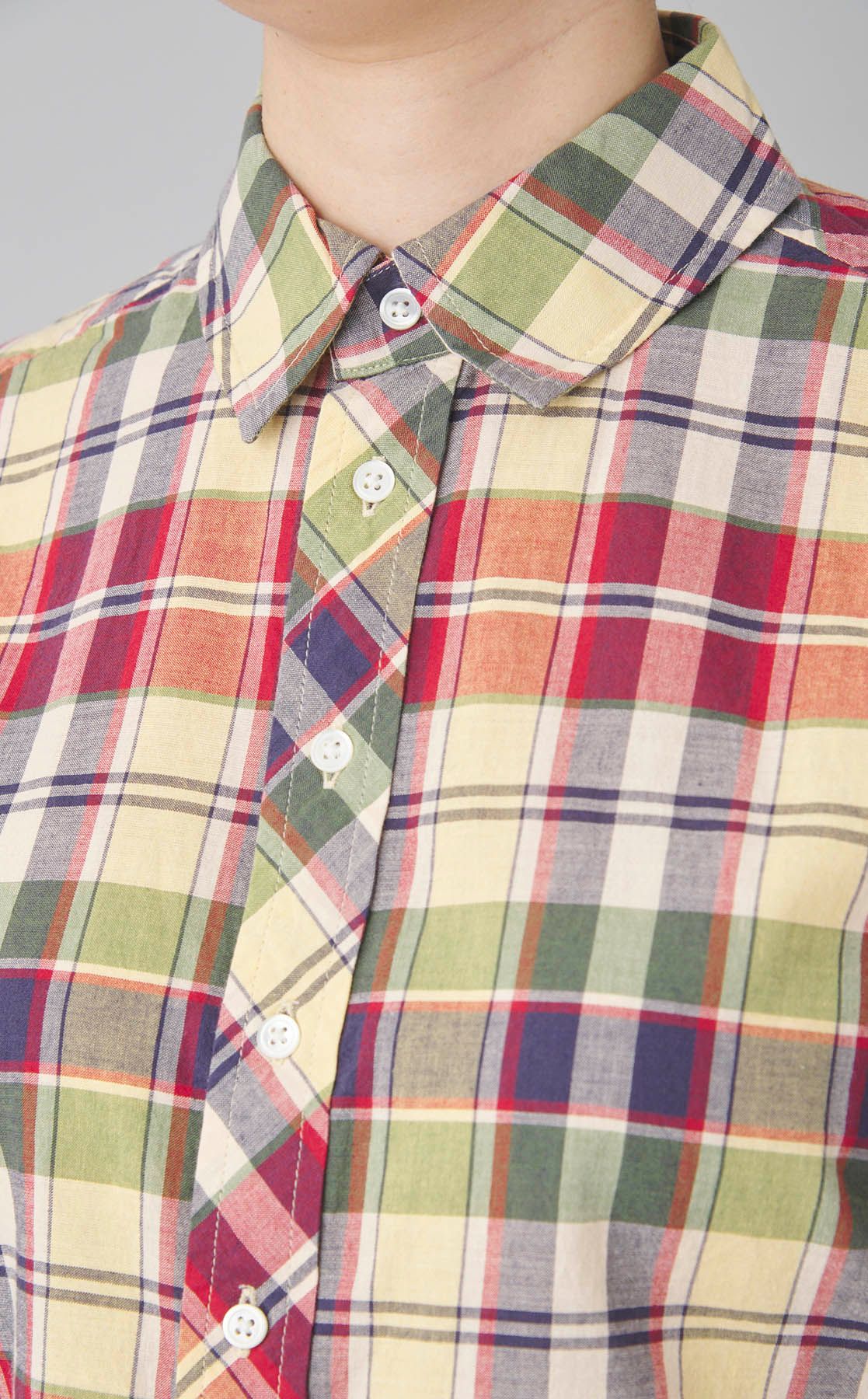 Polo Ralph Lauren｜《手洗い可》マドラスチェッククロップドシャツ