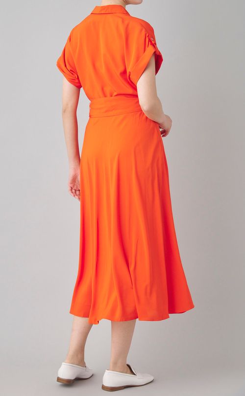 カシュクールシャツワンピース